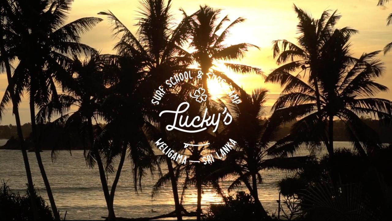 Lucky'S Surf Camp Bed and Breakfast Weligama Exteriör bild